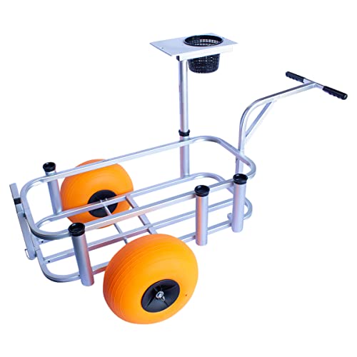 Angler's Fish-N-Mate 303 Jr Cart with Orange Poly Wheels