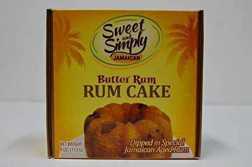 Sweet and Simply Jamaican Butter Rum Cake 4oz