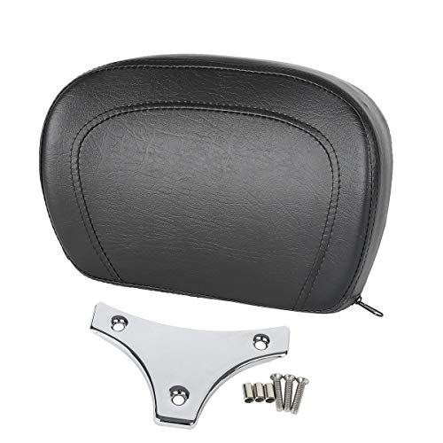 TCMT Detachable Leather Sissy Bar Backrest Pad Bracket Fits For Harley Touring Electra Glide Road King Street Glide Road Glide1997-2023