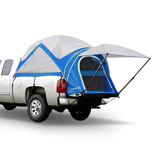 Quictent Pickup Truck Tent for Compact Regular Bed (6'-6.3'), Waterproof PU2000mm 2-Person Sleeping Capacity Truck Bed Tent with Removable Awning, Rainfly  Storage Bag Included