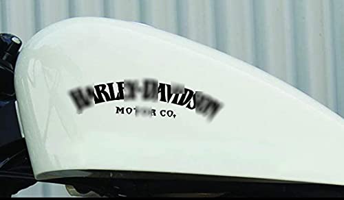 Harley.D Gas Tank Black Decal 2 Pcs