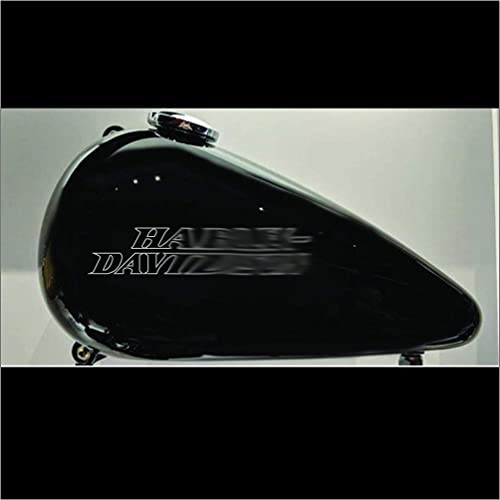 Harley.D Gas Tank Decal Gray 2 Pieces