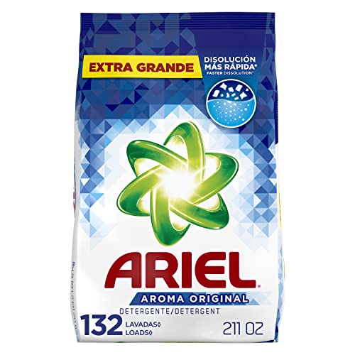 Ariel Powder Laundry Detergent, Original Scent, 132 loads, 211 oz
