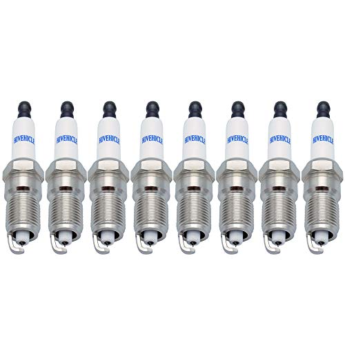 HiVehicle Iridium Spark Plug OE12621258 41 110 - Pack of 8, For Chevy GMC Cadillac Buick,Hummer,Isuzu,Pontiac,Saab