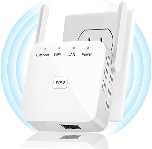 2023 Newest WiFi Extender, WiFi Booster, WiFi RepeaterCovers Up to 9860 Sq.ft and 60 Devices, Internet Booster - with Ethernet Port, Quick Setup, Home Wireless Signal Booster