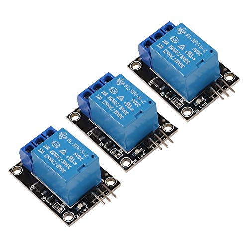 1 Channel Relay Shield Module, 3PCS DC 5V Indicator Light LED Module for Arduino R3 MEGA 2560 1280 ARM PIC AVR STM32 Raspberry Pi MCU DSP Official Boards Shield (3PCS)