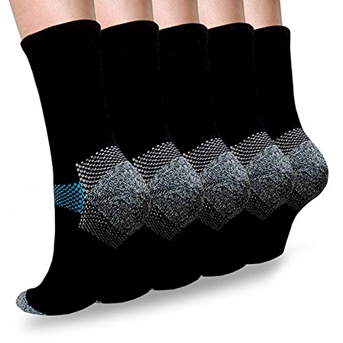 ACTINPUT Compression Socks Plantar Fasciitis for Women Men - 8-15 mmHg Best for Athletic,Support,Flight Travel,Nurses,Hiking