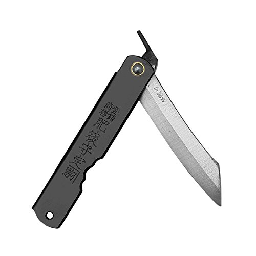 Higonokami Folding Knife  SK Steel 100mm Black