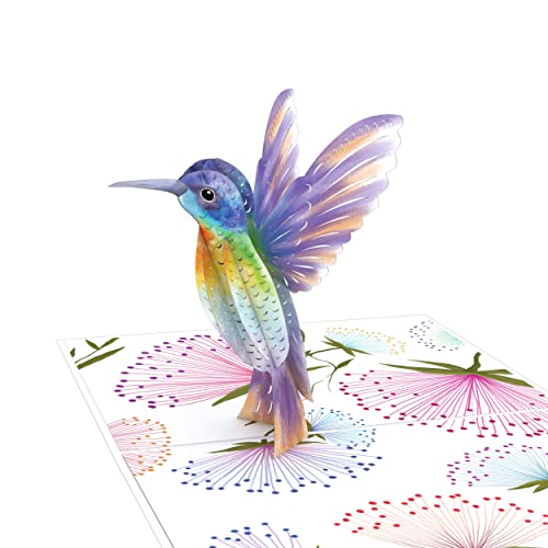 Lovepop Happy Mothers Day Hummingbird Pop Up Card,5 X 7, 3D Greeting Card for Mom or Wife, Pop Up Mother's Day Card, Happy Mother's Day