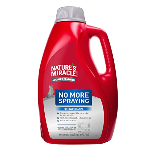 Nature's Miracle Advanced Platinum No More Spraying, 24 Ounces, Helps Discourage Repetitive Cat Spraying