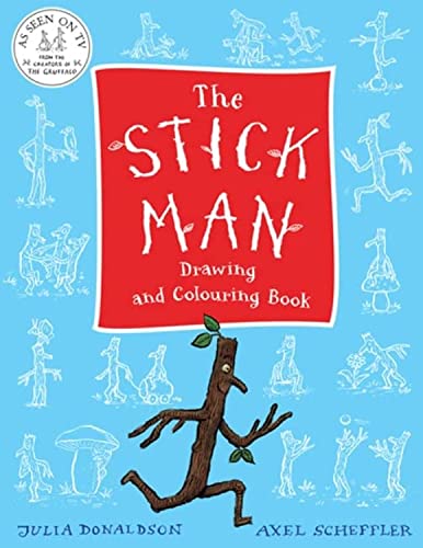 The Stick Man Drawing and Colouring Book