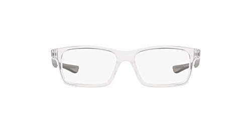 Oakley Youth OY8001 Shifter XS Square Prescription Eyewear Frames, Clear Grey Smoke/Demo Lens, 50 mm