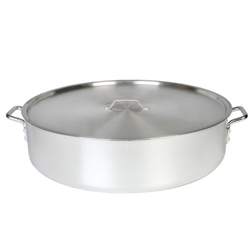 Thunder Group 30 Quart Aluminum Braiser with Lid