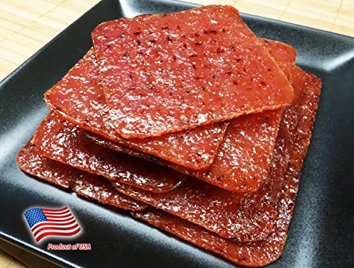 Singapore-Style Made to Order Fire-Grilled Minced/Tender Pork Jerky (Original Flavor - Square Shaped 12 oz.) - Los Angeles Times "Handmade Gift" Winner