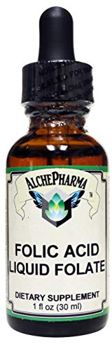 AlchePharma Folic Acid [ 667 mcg Folinate, yielding 400 mcg of Folinic Acid ] 800 Servings