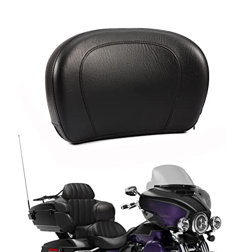 OXMART Motorcycle Black Detachable Stealth Sissy Bar Backrest Pad for Harley HD Road King Street Electra Road Glide 2009-2014