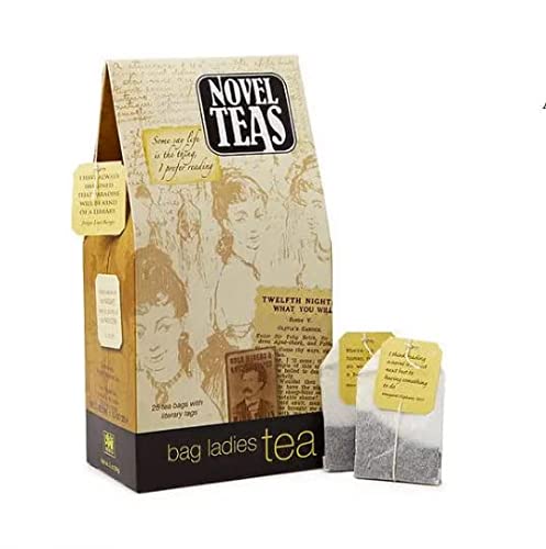 Novel Teas Book Lover's Tea contains 25 teabags individually tagged with literary quotes from the world over, made with the finest English Breakfast tea, for the book lover