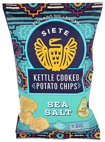 Siete Family Foods Sea Salt Potato Chips, 5.5 oz Bag