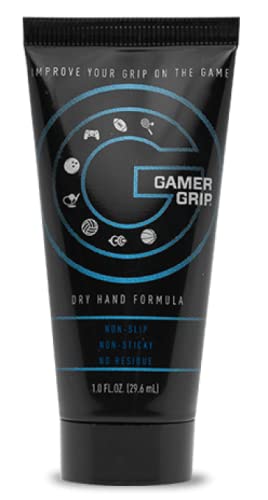 Gamer Grip Instant Dry-Touch Gel - 1 Ounce Bottle, Ultimate Anti-Slip Gripping Aid for Professional Gamers and Athletes