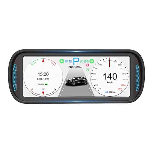 AWOLIMEI Tesla 2019-2022 Model 3/Model Y Heads up Display Digital Speedometer with LCD Displays Speed, Total Mileage, and Battery Display