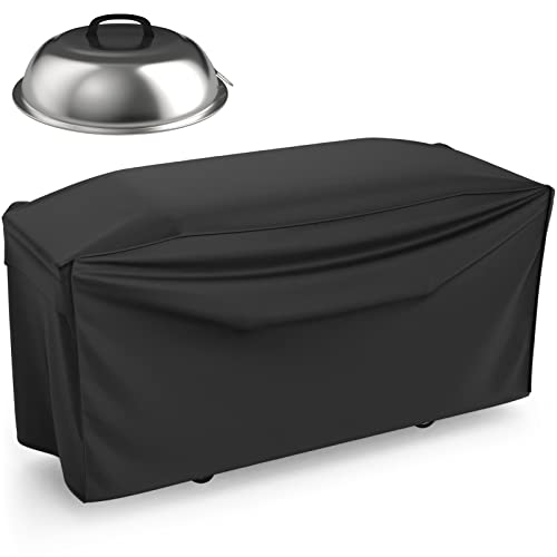 NUPICK 5482 Grill Cover for Blackstone 36" Griddle with Hood, 600D Waterproof and Weather Resistant, Come with a Round Basting Cover