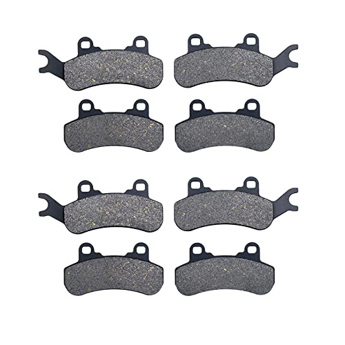 AHL Front & Rear Brake Pads Kit compatible with Can-Am Maverick,Fits 2020 2019 2018 2017 Can Am Maverick X3 4x4 / X3 4x4 XRS / X3 Max 4x4/ X3 Max 4x4 XRS,18-20 Maverick X3 4x4 DPS/X3 Max 4x4 DPS