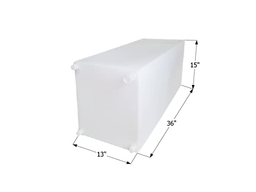 ICON 12727 Fresh Water Tank - 36" x 15" x 13", 30 Gallon, White