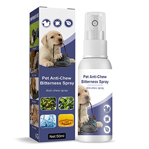 Inscape Data No Chew Spray for Dogs, Bitter Apple Spray for Dogs to Stop Chewing - All Natural & Non Irritation - Indoor & Outdoor Use