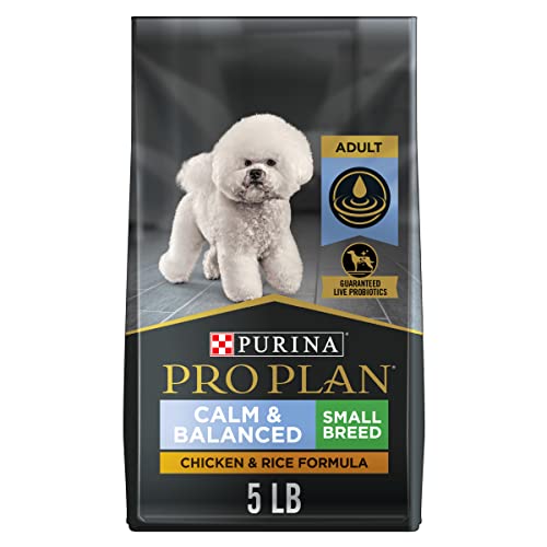 Purina Pro Plan Calm & Balanced Adult Small Breed Chicken & Rice Formula Dry Dog Food - 5 lb. Bag