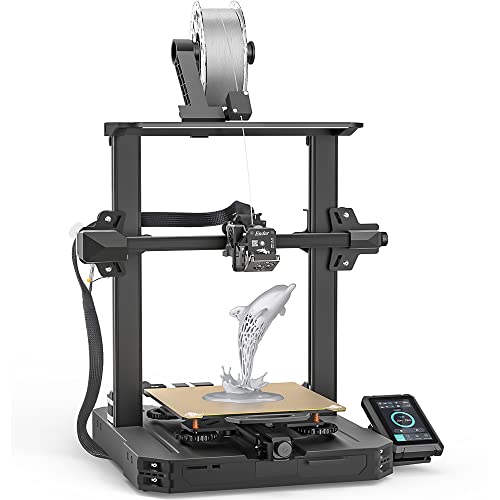 CREALITY Official Ender 3 S1 Pro 3D Printer with 300C High-Temperature Nozzles, Sprite Direct Extruder, CR Touch Auto Leveling, Removable PEI Sheet and 4.3 inch Touchscreen, Supports Nine Languages