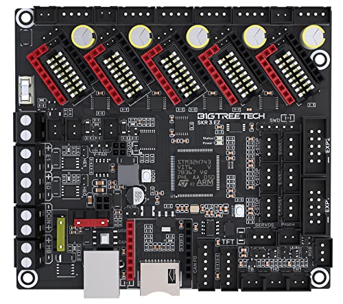 BIGTREETECH SKR 3 EZ Control Board 32bit New Upgrade Silent Board Support EZ2209/ EZ5160/ EZ2130 Stepper Driver Compatible TFT Series Touch Screen, DIY for BIQU B1/Ender 3/ Ender 5/ CR10 3D Printer