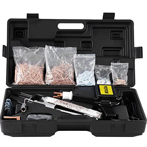 Mophorn Dent Puller Stud Welder Dent Repair Kit 110V Stud Welder Kit 800 VA Spot Welder 1000 Nails for Car Body Panel