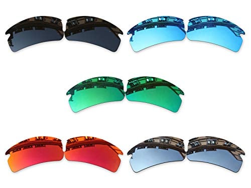 Vonxyz Set of 5 Lenses Replacement for Oakley Flak 2.0 OO9295 Sunglass Combo Pack