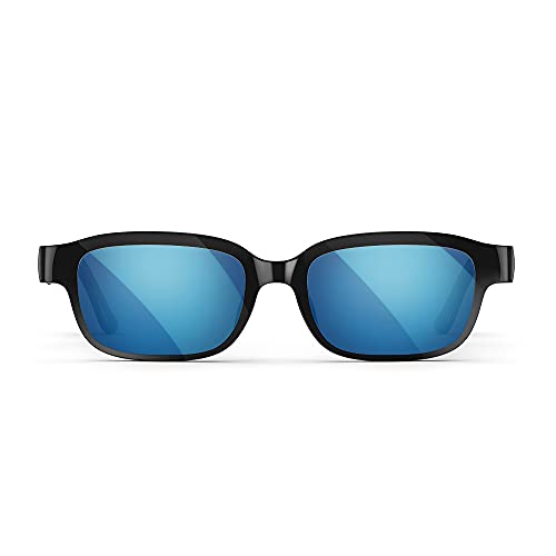 Echo Frames (2nd Gen) | Smart audio sunglasses with Alexa | Classic Black with new polarized blue mirror sunglass lenses