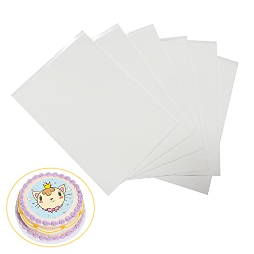 Doittask Frosting Sheets (Icing Sheets) : 25 Count White Edible Printer Paper for Cake, 11.7" x 8.3" - A4 Size