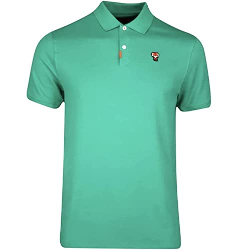 Nike Mens Golf Tiger Woods Frank Polo Masters, Green, 2XL