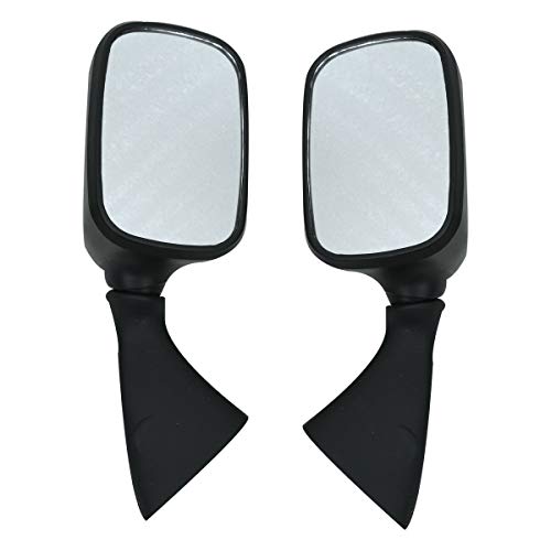 TCMT Pair of Motorcycle Black Rear View Mirrors Fits For SUZUKI GSX1300R HAYABUSA 1997-2011 GSXR 1000 2001-2002 GSXR 600 GSXR 750 2001-2003