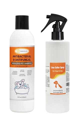 Bundle - 2 Items: Classic's Lime Sulfur Shampoo (8 oz) and Classic's Lime Sulfur Spray (8 oz)