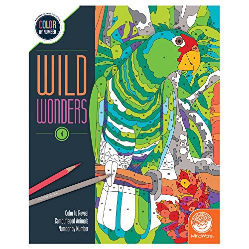 Color by Number Wild Wonders (Book 4)