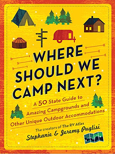 Where Should We Camp Next?: A 50-State Guide to Amazing Campgrounds and Other Unique Outdoor Accommodations (Father's Day Gift for Dad, RV or Camping Trip Guide for a Family-Friendly Summer Vacation)