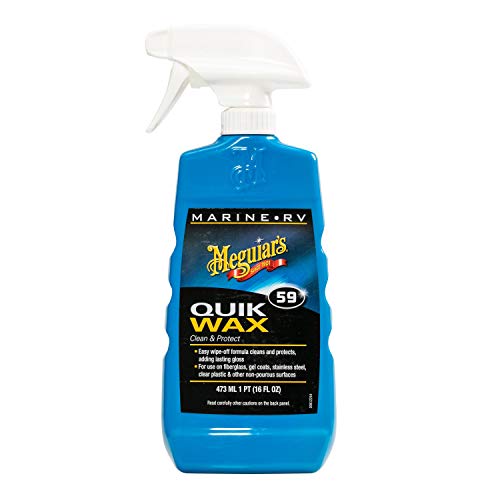 Meguiar's M5916 Marine/RV Quik Wax Clean & Protect - 16 Oz Bottle