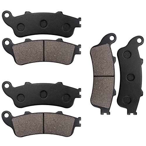 VTX1800 Front and rear Brake Pads Compatible for honda VTX1800 All models 2002-2013 / GL1800 Goldwing All models 2001-2016/ CBR1100XX Blackbird 1997-2003