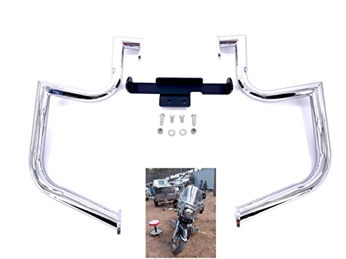 Jmeimotor New for vtx1800 VTX 1800 R Honda Retro S N Neo Horns Type Chrome Freeway Crash Highway Bar 2002 to 2008