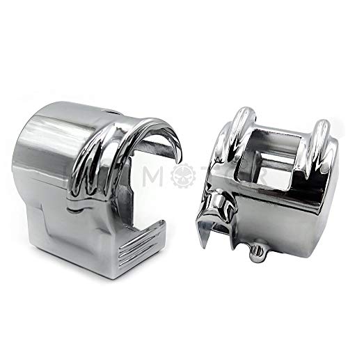 HTT Chrome Switch Housing Cover For 2002-2007 VTX 1800 Models (C/R/S/F/N) with Hydraulic Clutch