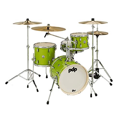 PDP New Yorker 4-piece Shell Pack - Electric Green Sparkle