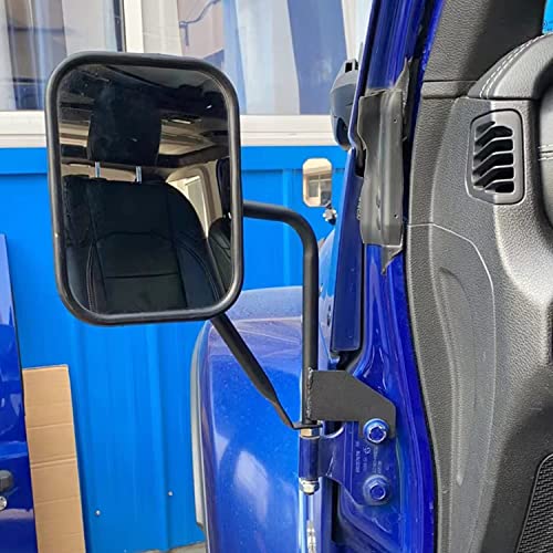 for Jeep Mirrors Doors Off, Side Mirrors with Doors Off Compatible with Jeep Gladiator JT 2020 2021 2022, Easy to Install and More Fixed for Jeep Mirrors, Enjoy Your Off-Road Trip And Driving Safely