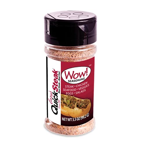 Gary's QuickSteak Wow! Seasoning | Case of 12 | All-Purpose | Gluten Free | No MSG | Best Meat Seasoning - Great on Steak, Chicken, Seafood, Veggies & More | Perfect Philly Seasoning