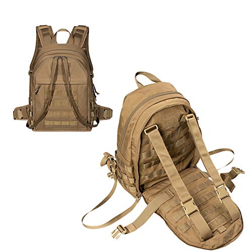 EXCELLENT ELITE SPANKER Military Tactical Backpack Detachable Backpack Quickly Turns into Outdoor Vest(Coyote Brown)