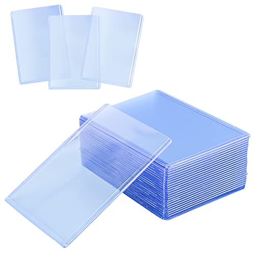 30 Pack Trading Card Sleeves, FOME Toploader Hard Card Sleeves PVC Trading Card Holder Clear Protective Sleeves Holder for Sports Cards Trading Card Game Card 3x4in
