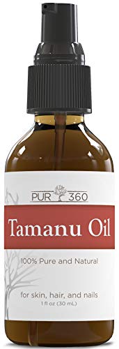 PUR360 Tamanu Oil - Best Treatment for Psoriasis, Eczema, Acne Scar, Rosacea - Relief for Dry, Scaly Skin, Scalp and More - Cold Pressed  Proven 100% Pure